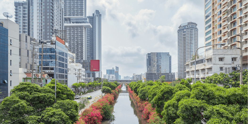 Rain-Filled Pavements and Puddle Reflections on Bangkok’s Forgotten Streets